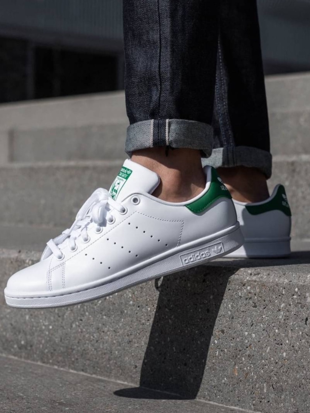 Adidas Stan Smith Green White Blokecore Streetwear Casual Comfy Sneakers 11